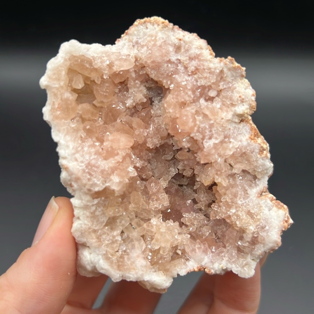 High Quality Pink Amethyst Crystal Geode